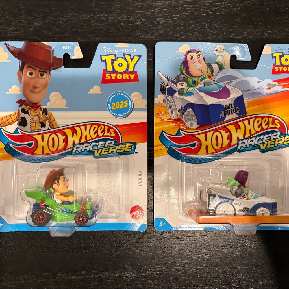Hot Wheels Toy Story Racer Verse Set - Buzz and Woody